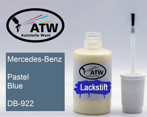 Mercedes-Benz, Pastel Blue, DB-922: 20ml Lackstift, von ATW Autoteile West.